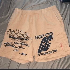 Travis Scott Cactus Jack 92cc shorts BROWN